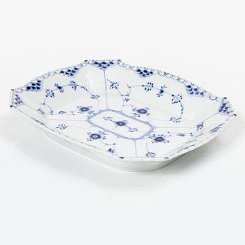 Royal Copenhagen, a 77-piece porcelain dinner service, 'Blue Fluted', full lace, Denmark, 1950's-70's.