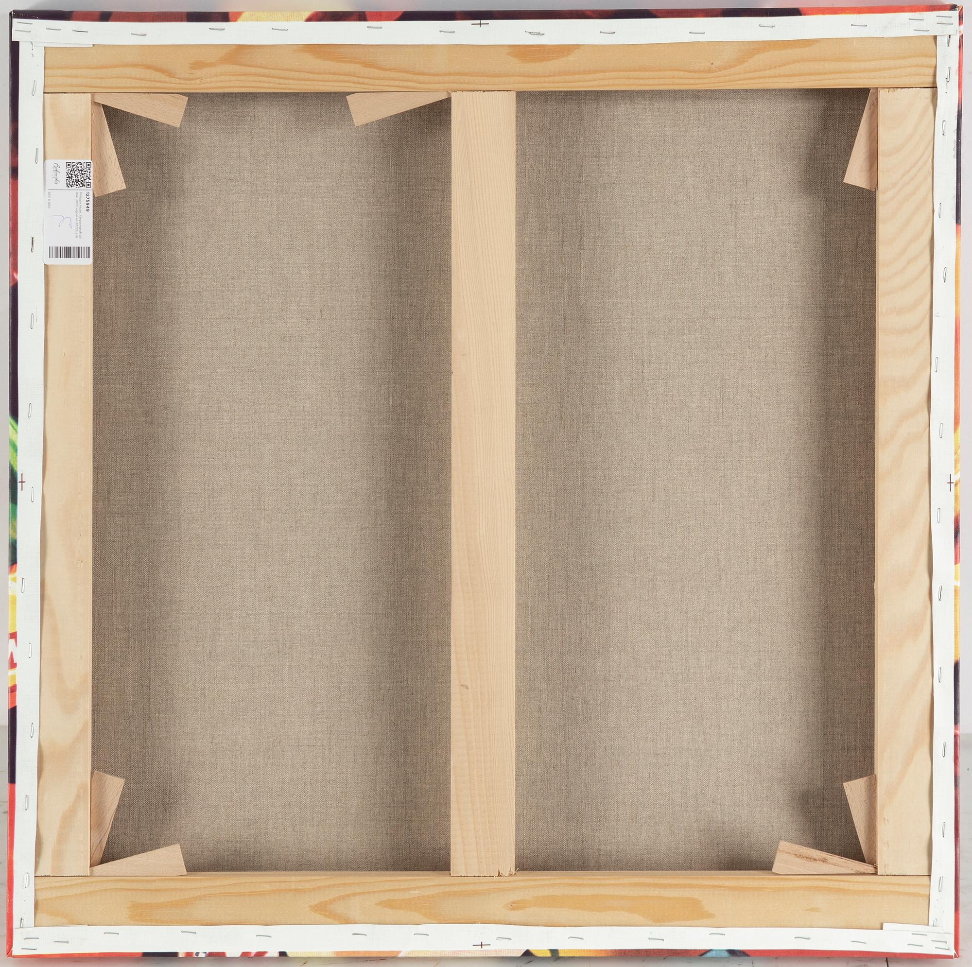 Philippe Huart, silkscreen in colours on canvas, 2010, signed 22/25.