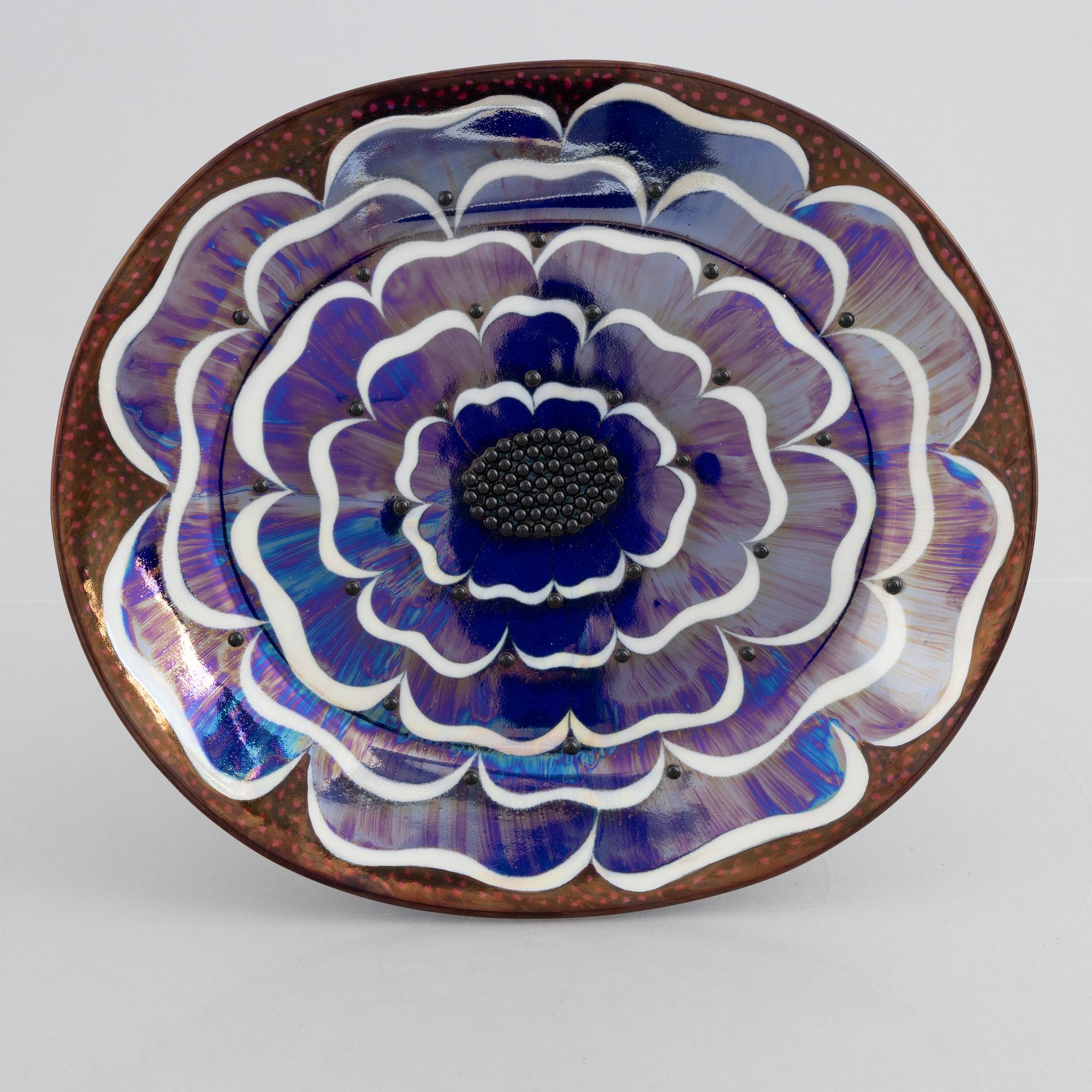Birger Kaipiainen, a 'Florence' centerpiece bowl, Arabia, Finland.