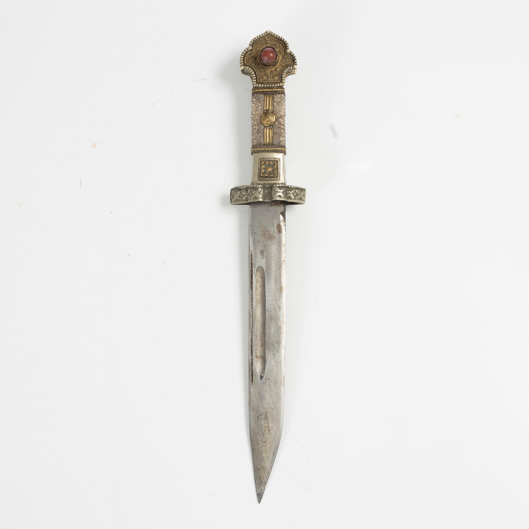 Kniv, Tibet, omkring år 1900.