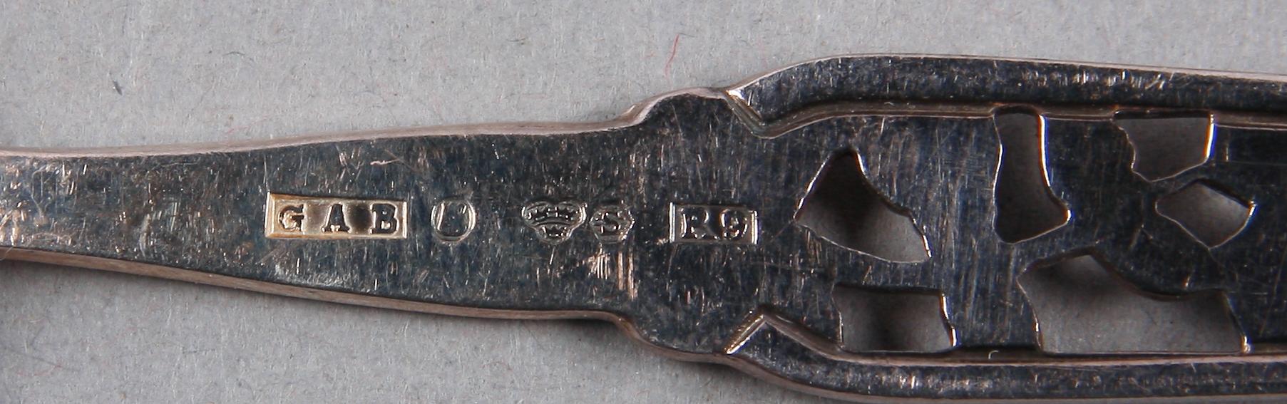 PARTI BESTICK, 29 delar, silver, bl a GAB, MEMA och CG Hallberg, 1896-1988. Ca 430 g.