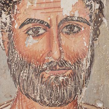 Del av kista, Egypten, Romersk period ca år 126-251 e Kr.