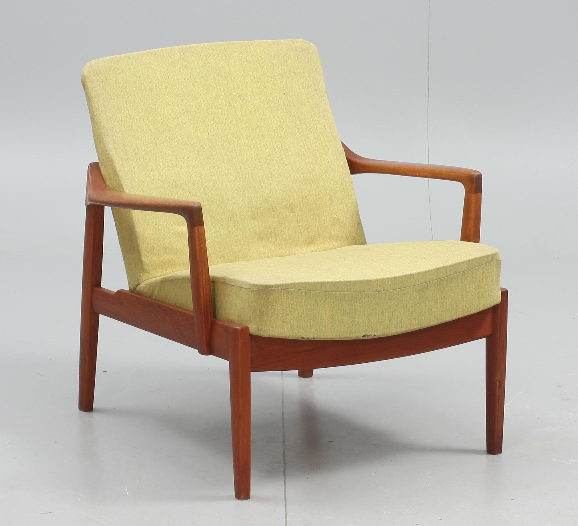 FÅTÖLJ, France & Daverkosen, Danmark, 1900-talets andra hälft.
