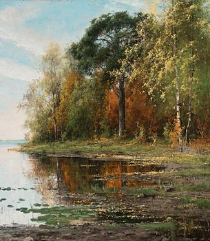 Arvid Mauritz Lindström, Autumn landscape.