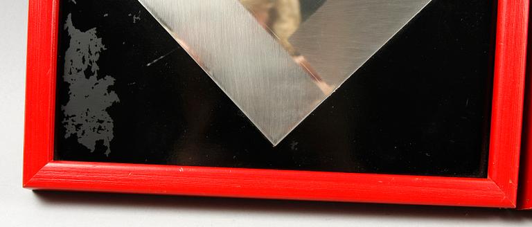 ALEXIUS HUBER, 2 st, aluminium, sign o numr.