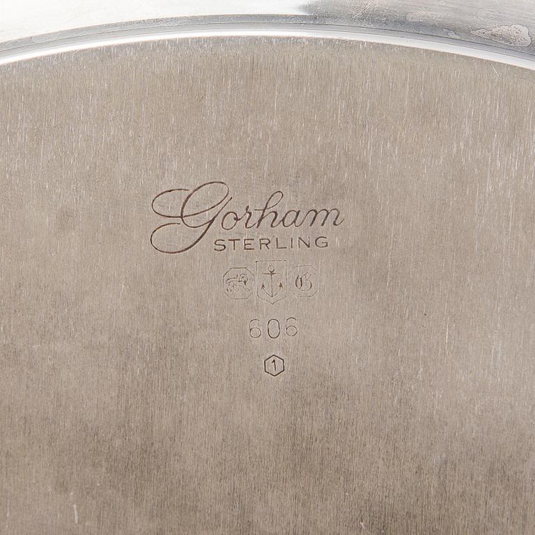 PLATE, silver, America, Gorham sterling middle of the 20th century.