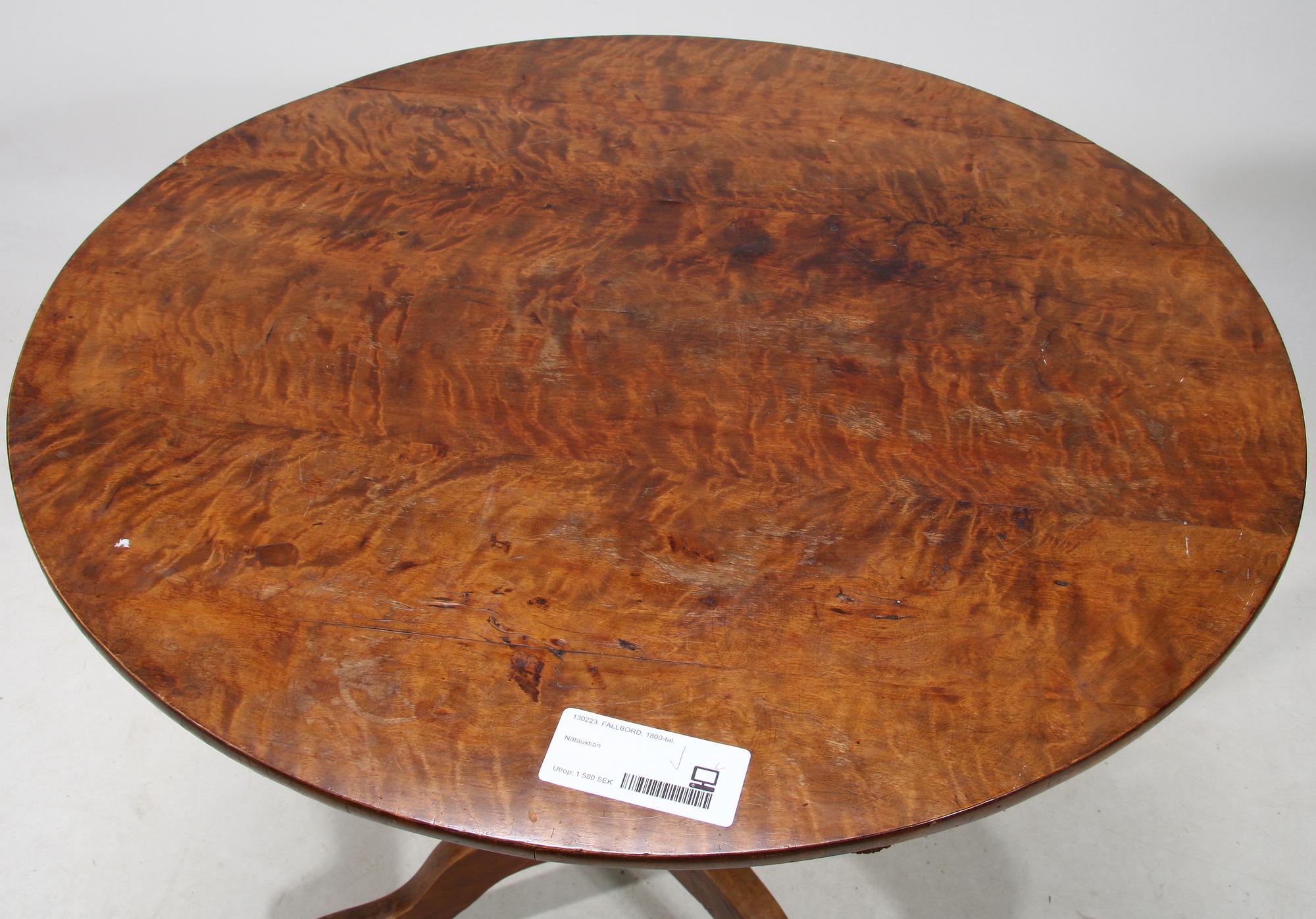 FÄLLBORD, 1800-tal.