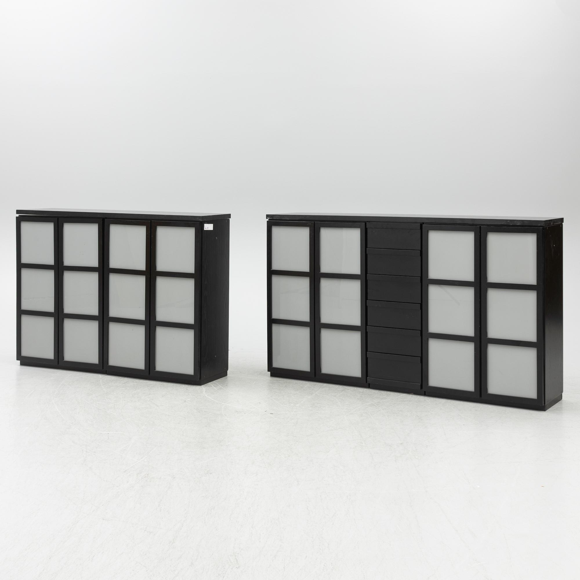Titti Fabiani, bookcase, 5 sections, "Book", Ideal Form Team.