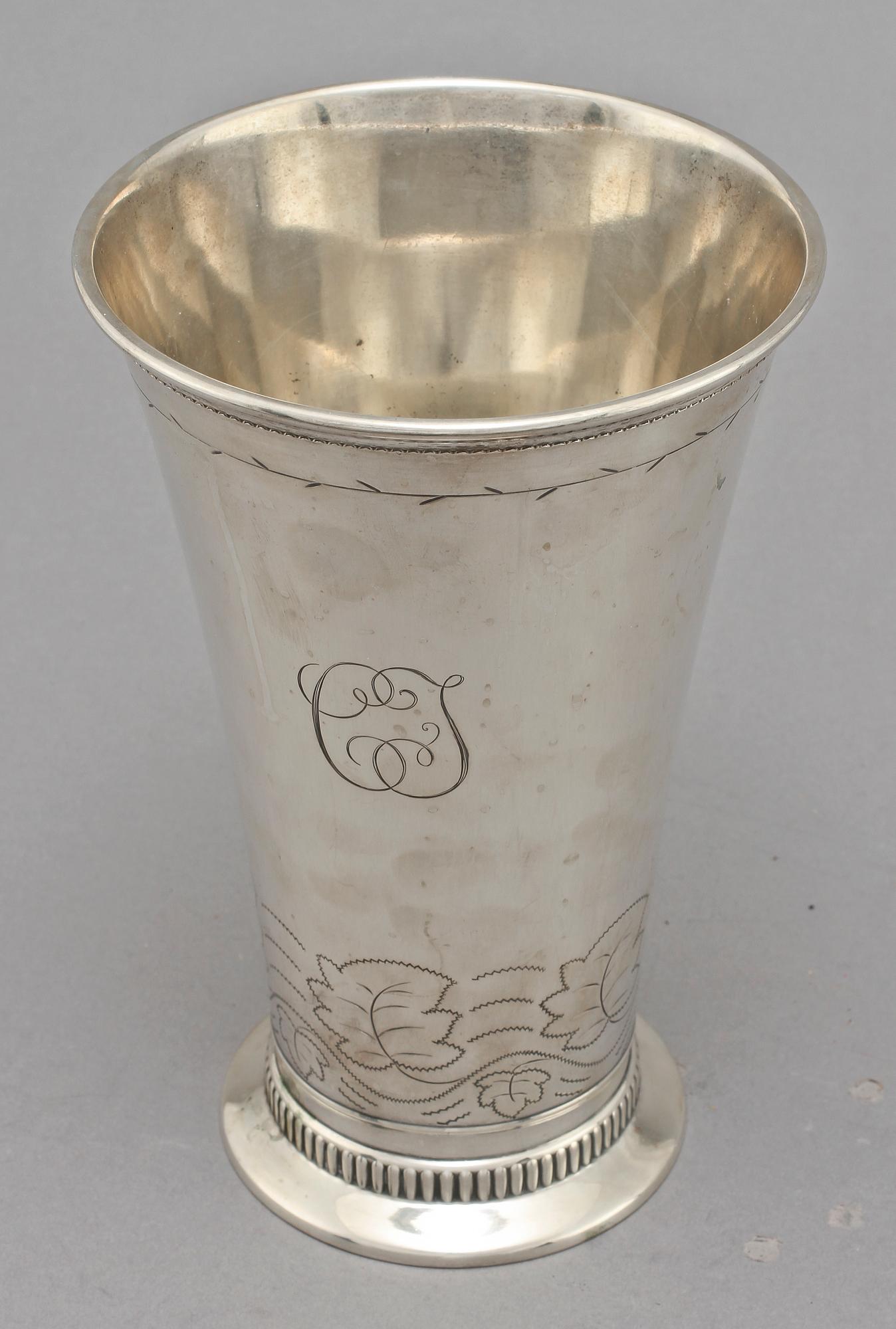 POKAL, silver, stplm N.K., Stockholm, 1925. Vikt 435 g.