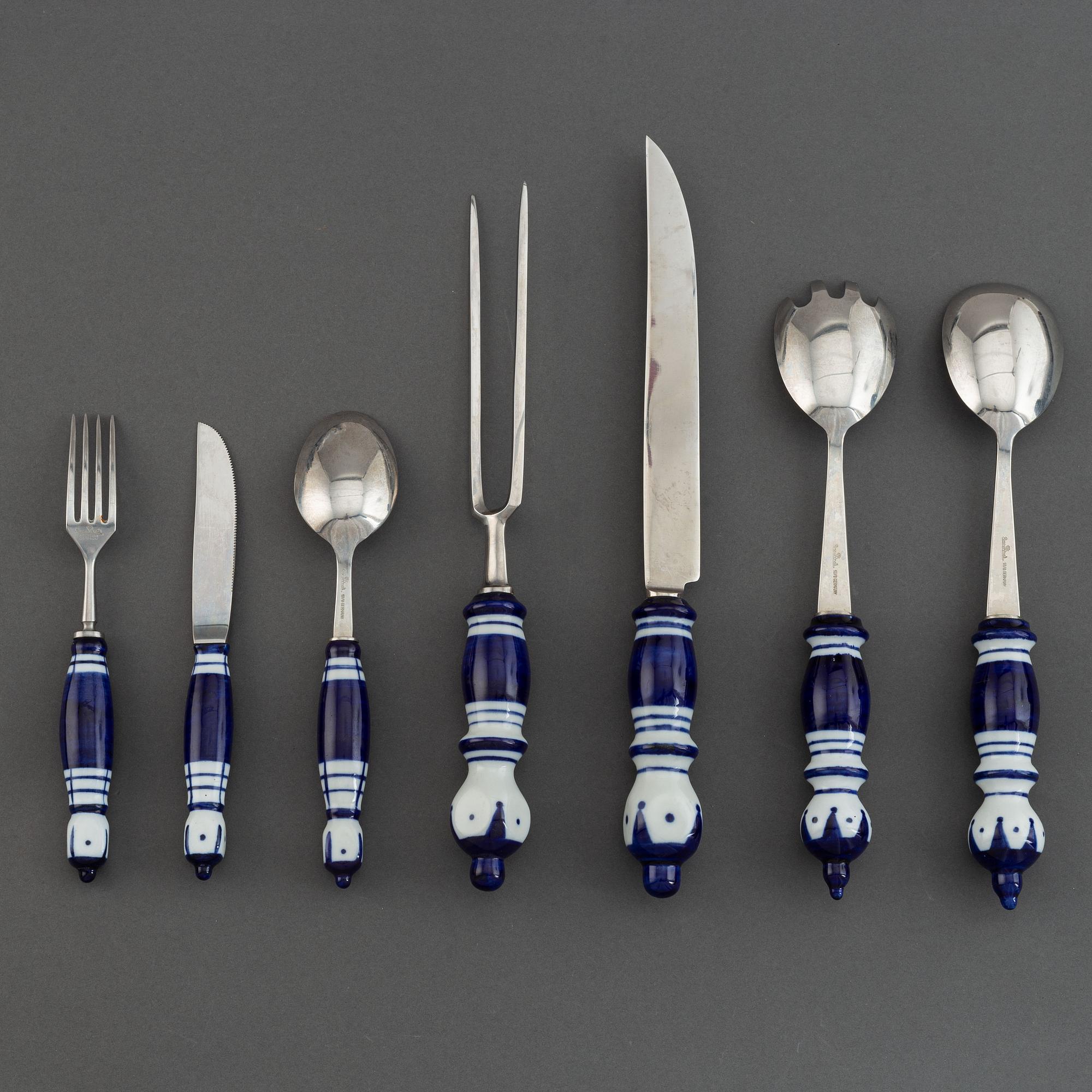 Björn Wiinblad, 40 pices of cutlery 'Siena", Rosental.