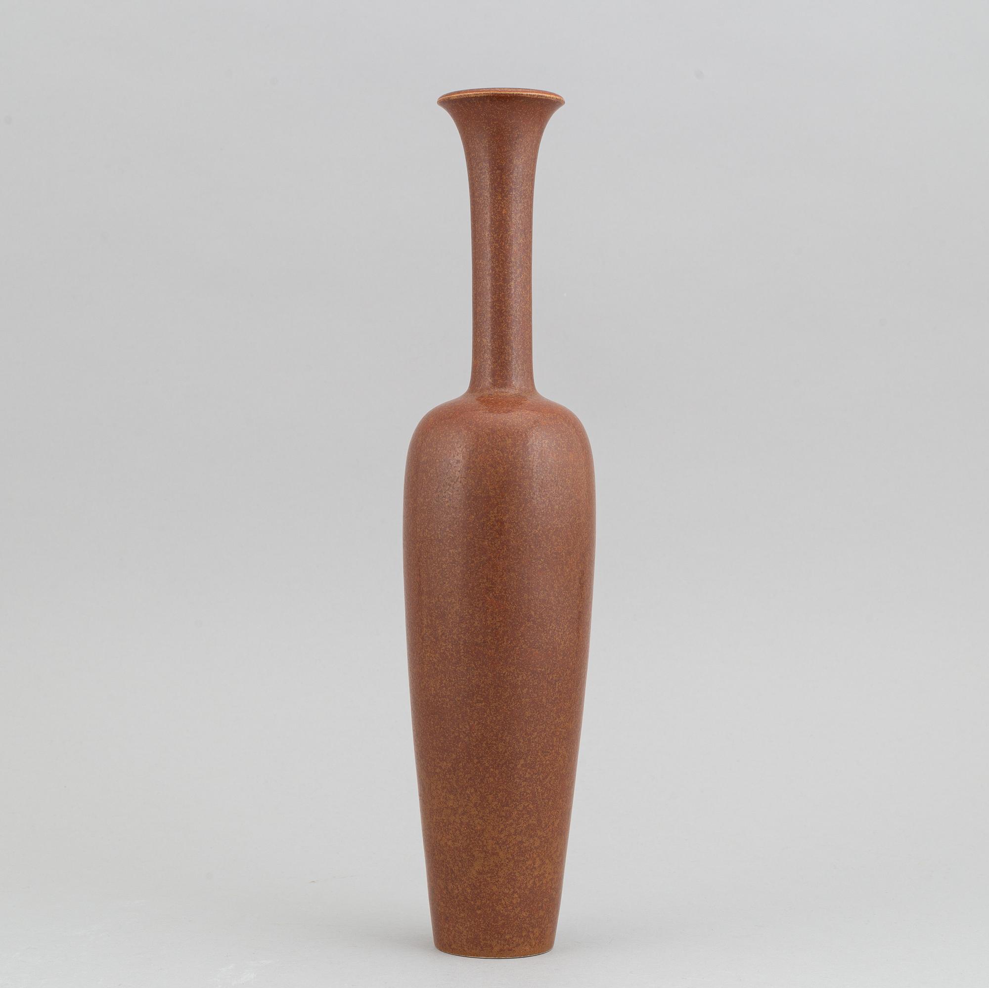 Gunnar Nylund, a stoneware vase. Rörstrand, Sweden 1950's.