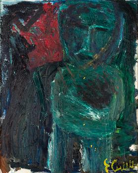 ERLAND CULLBERG, oil on panel, signed.