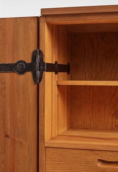 Axel Einar Hjorth, a stained pine "Lovö" cabinet, Nordiska Kompaniet, Sweden, 1930s.