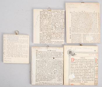 MINIATYRER, 5 st gouacher, 1900-tal.