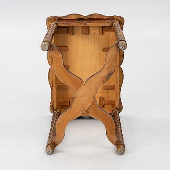 A Baroque style table, late 19th Century.
