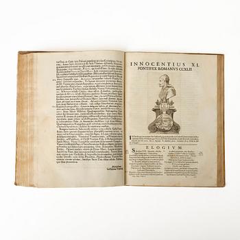 History of the Popes up to and including Innocent XI, born Odescalchi, 1687-90.