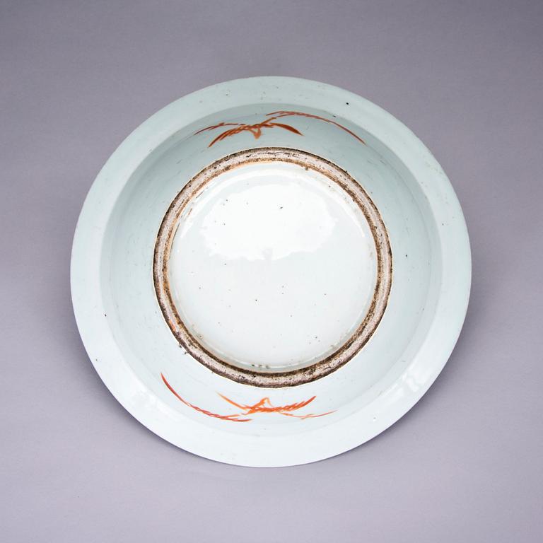 SKÅL, porslin, Kina, 1800-talets senare hälft.