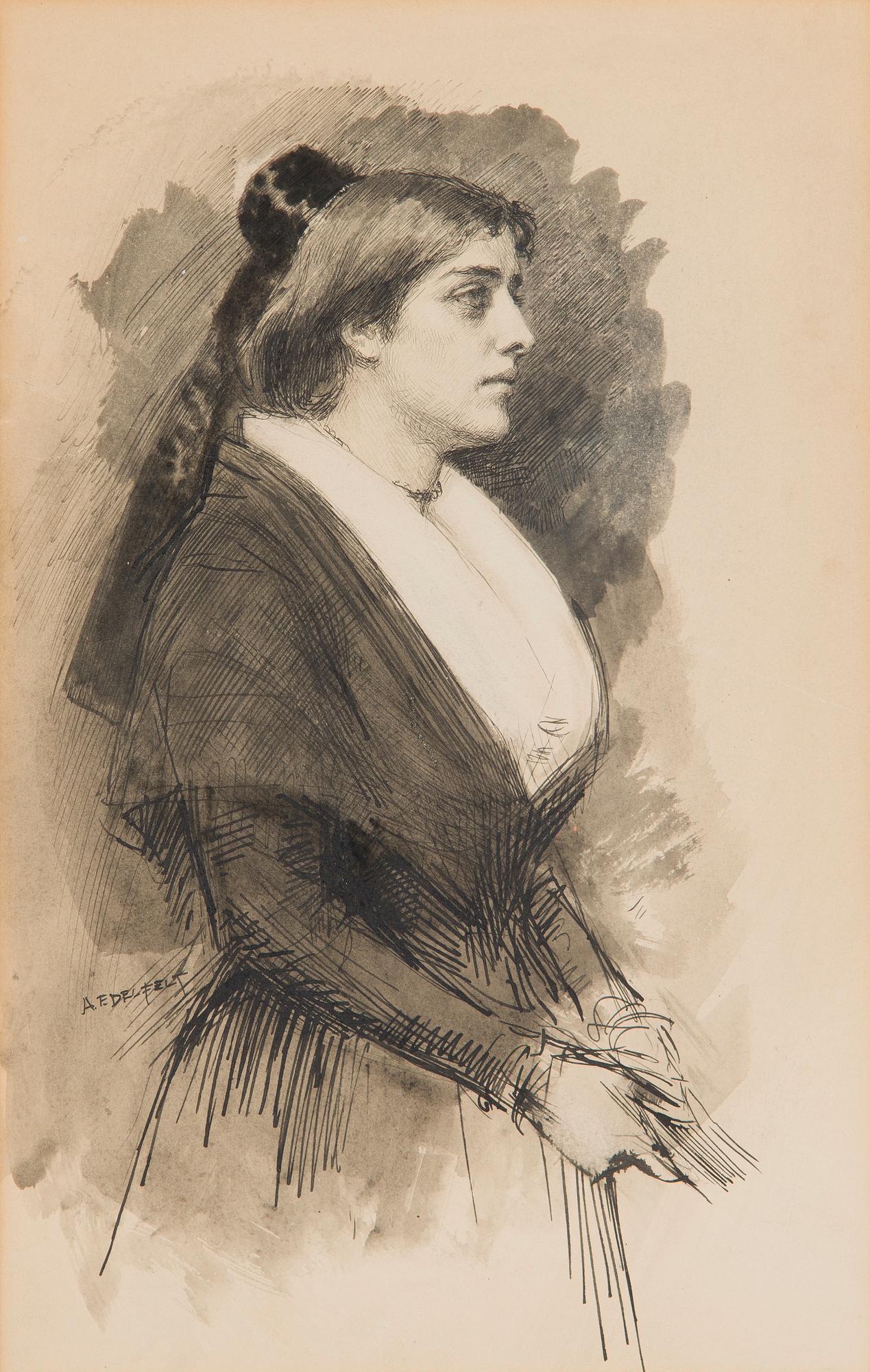 Albert Edelfelt, Arlesienne.