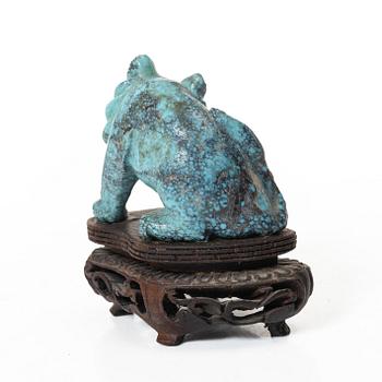 A well sculptured figure of a Lion or a Tiger, China, 20th century.