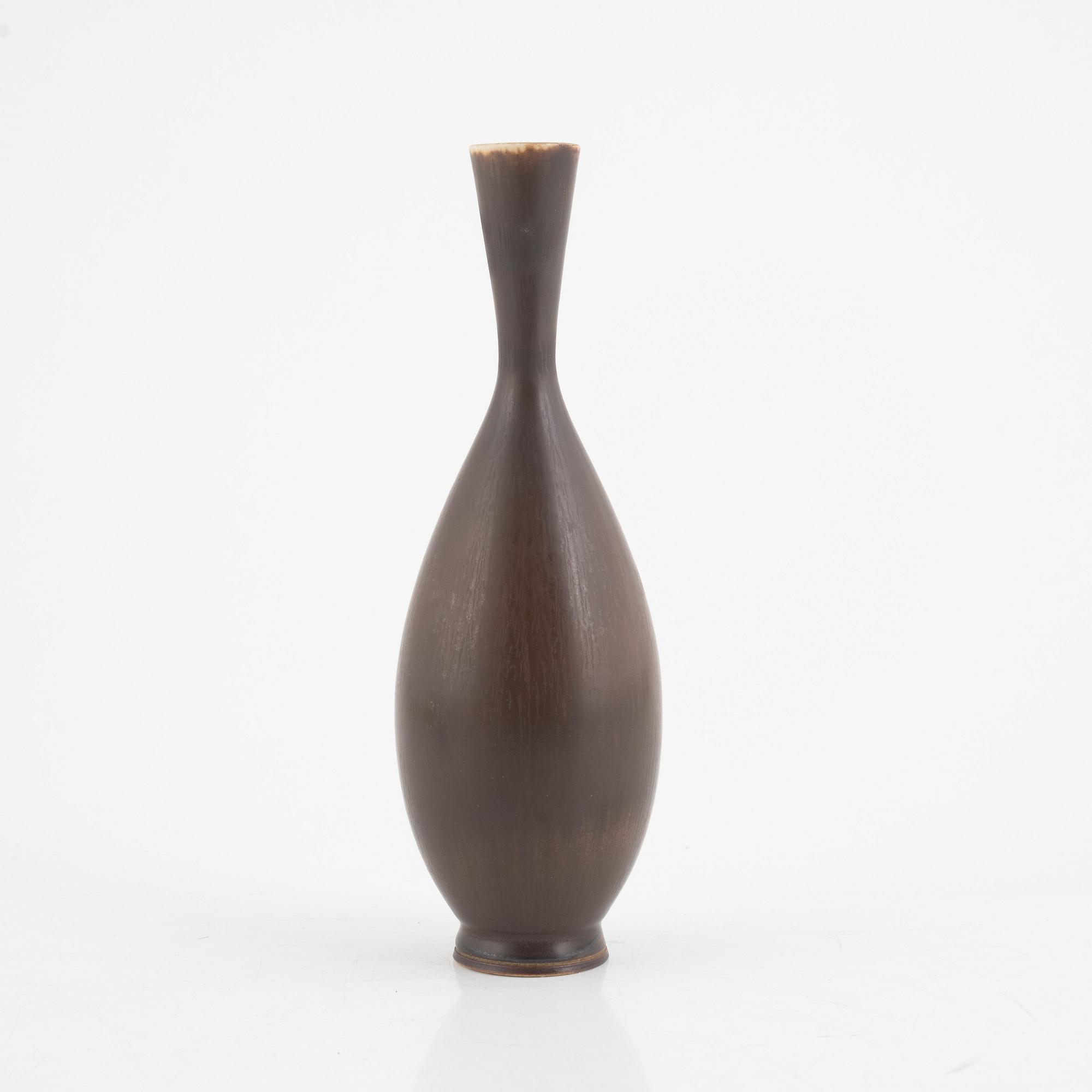 Berndt Friberg, a stoneware vase, Gustavsberg studio, Sweden 1965.