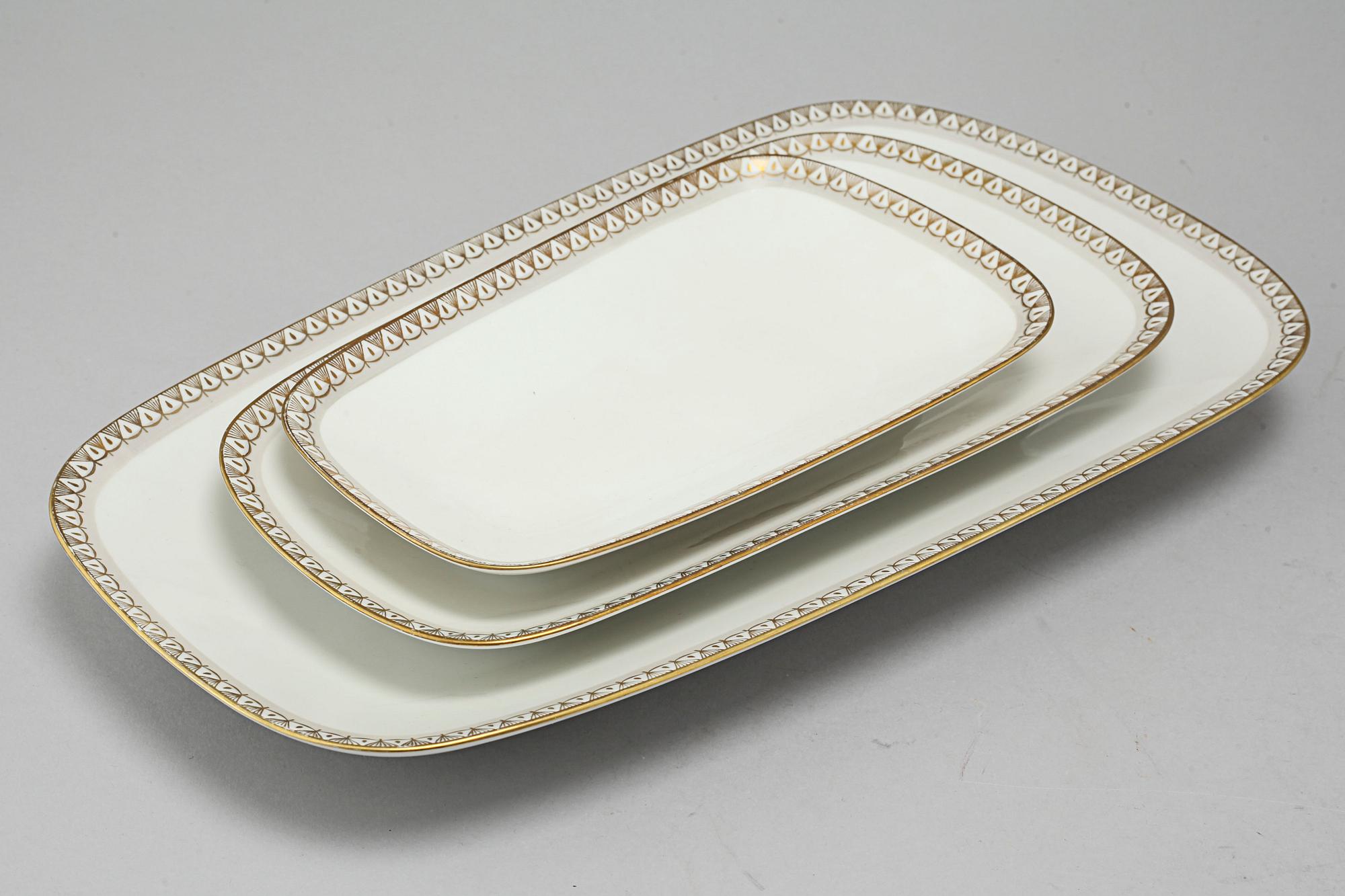 A set of porcelain tableware of 68 pcs, "Sparta" by Rörstrand, in production between 1958 and 1967.