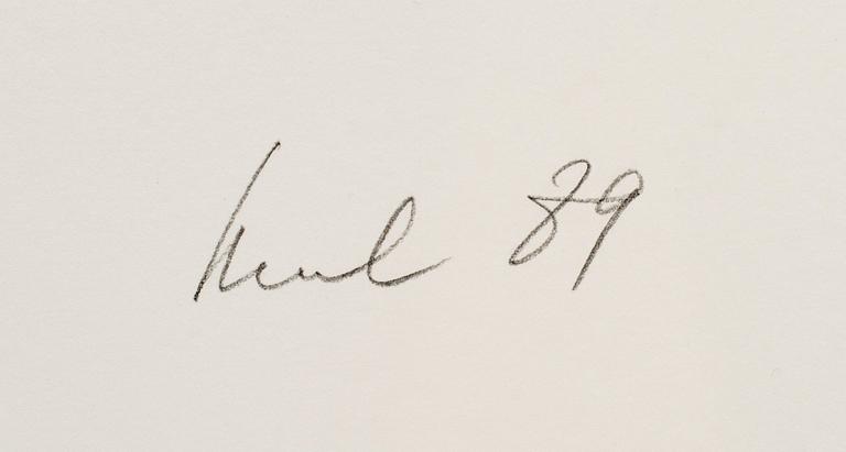 RAUL MEEL, silkscreen, signed 27/50 cm.