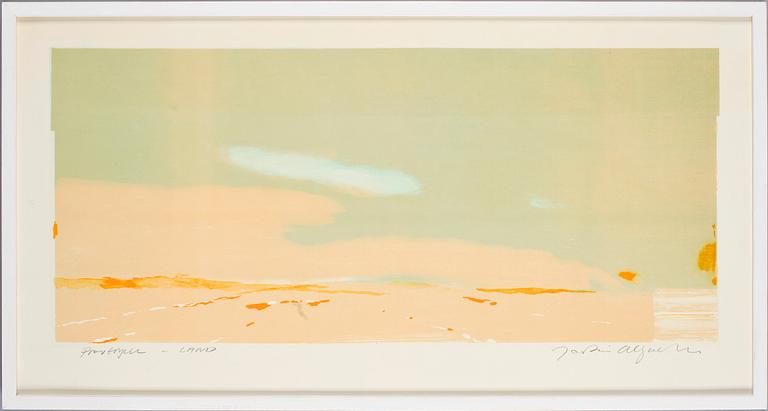 JOAKIM ALLGULANDER, färglitografi. Sign. Provtryck.