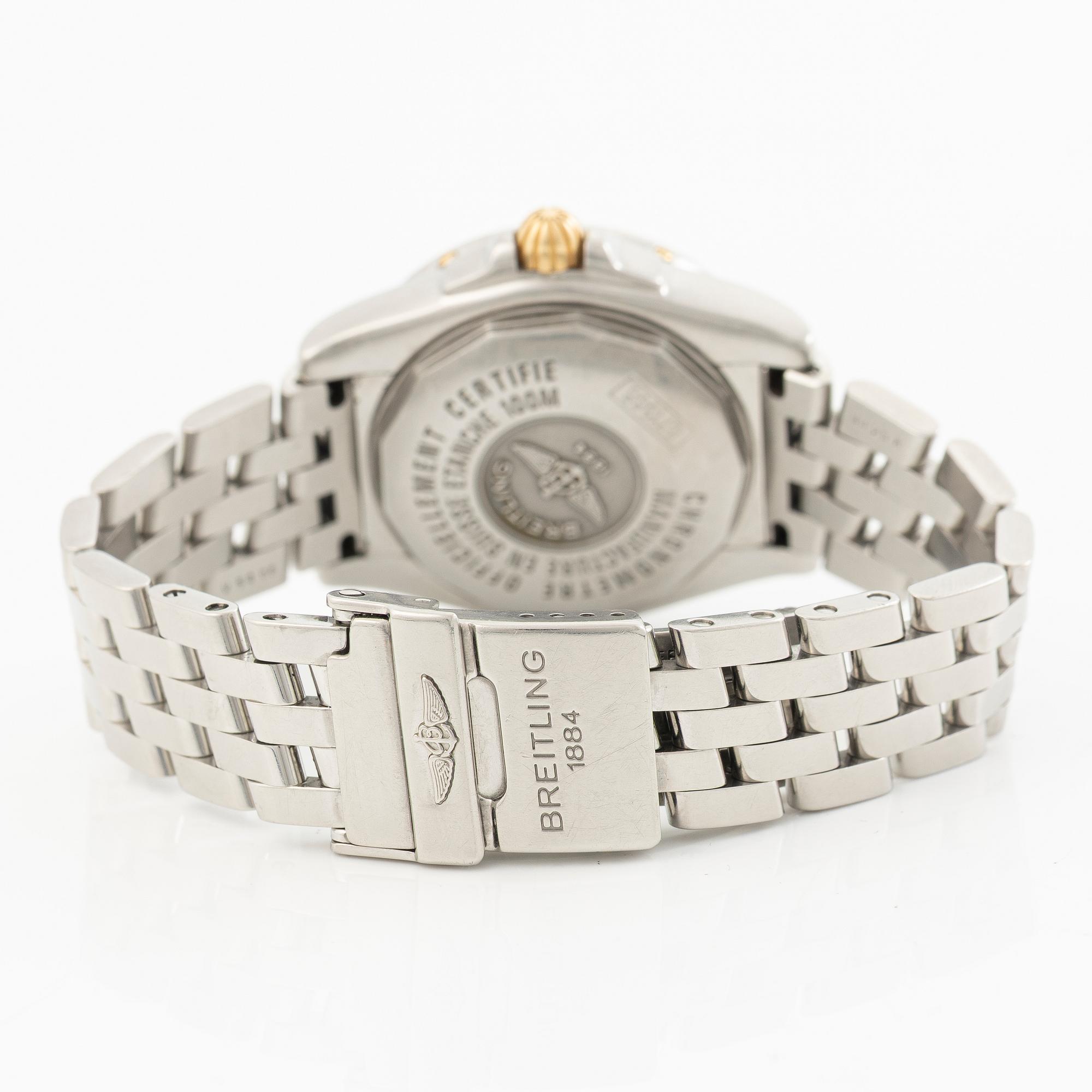 Breitling, Galactic 32, wristwatch, 31.8 mm.