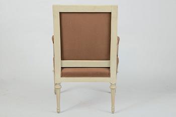 A GUSTAVIAN ARMCHAIR BY ERIK ÖHRMARK,