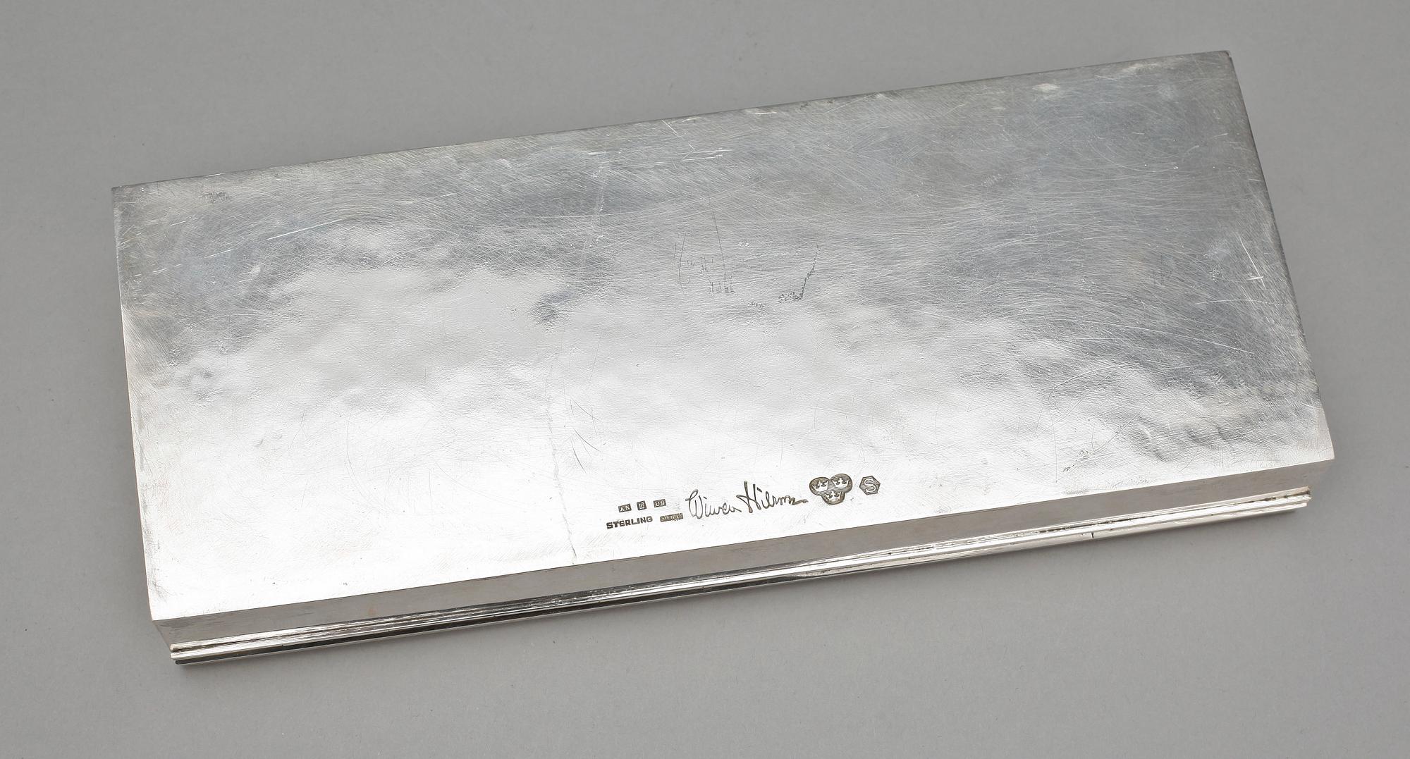Wiwen Nilsson, A Wiwen Nilsson sterling box, Lund 1970.
