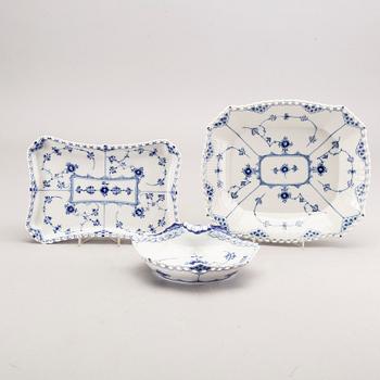 A Royal Copenhagen 'Musselmalet' service parts, Denmark.