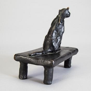 LENA CRONQVIST, a bronze sculpture. Signed LC and numbered 4/5. Foundry mark Herman Bergman.