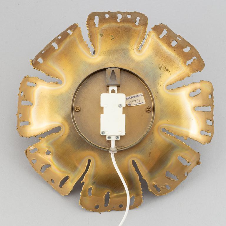 Svend Aage Holm-Sørensen, a brass wall light, Holm-Sørensen & Co, Denmark, 1960s.