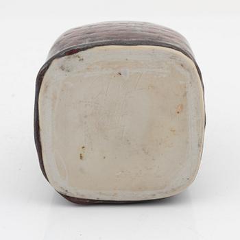 Stig Lindberg, a stoneware vase, Gustavsberg studio, Sweden 1967.