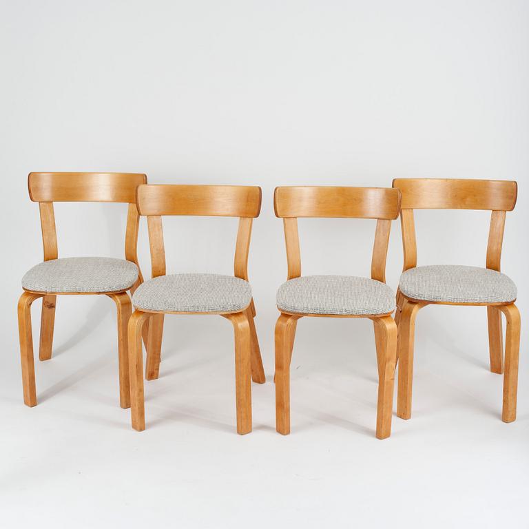 STOLAR, 4 st, Alvar Aalto, Artek 1900-talets mitt.