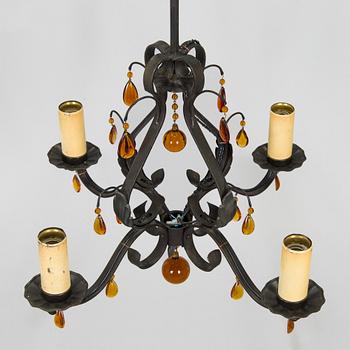 Paavo Tynell, a 1930's '1712' chandelier for Taito. Finland.