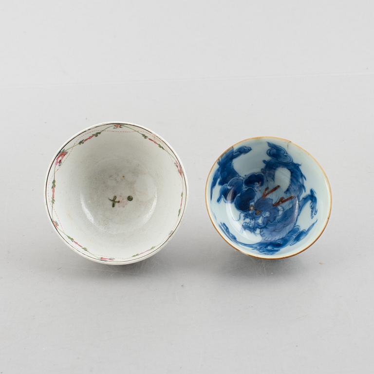 Eleven pieces of Chinese porcelain, 18th and 19th century.