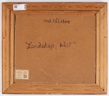 Axel Nilsson, oil on panel, signed.