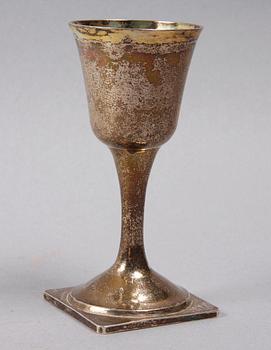 KALK, silver, trol Nils Lorents Kjellberg, Kalmar, verksam 1805-1830.