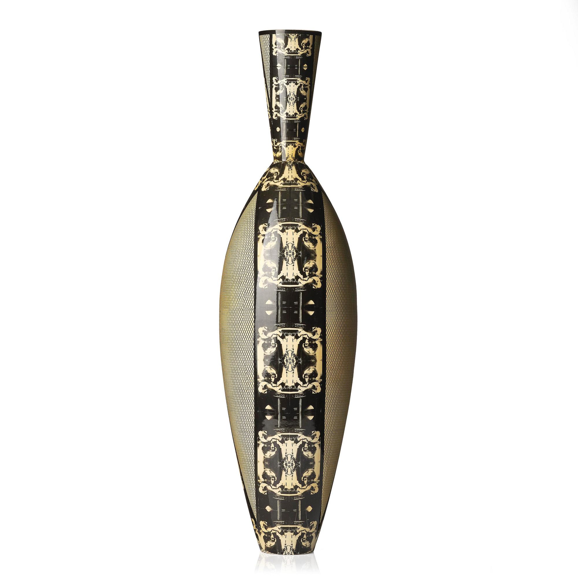 Åsa Lindström, a unique ceramic floor vase, Rörstrand, 1991.