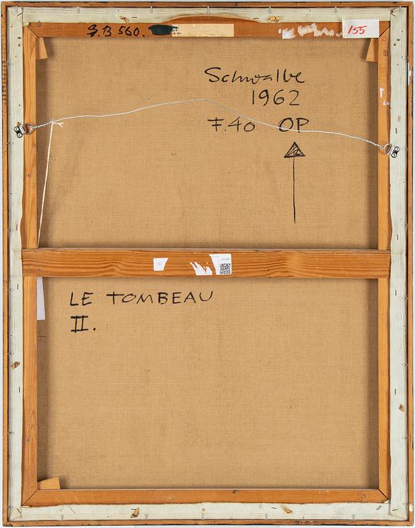 Ole Schwalbe, olja på duk, signerad och daterad 1962 a tergo.