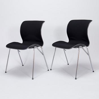 Alfred Homann, four 'Ensemble' chairs for Fritz Hansen 1995.