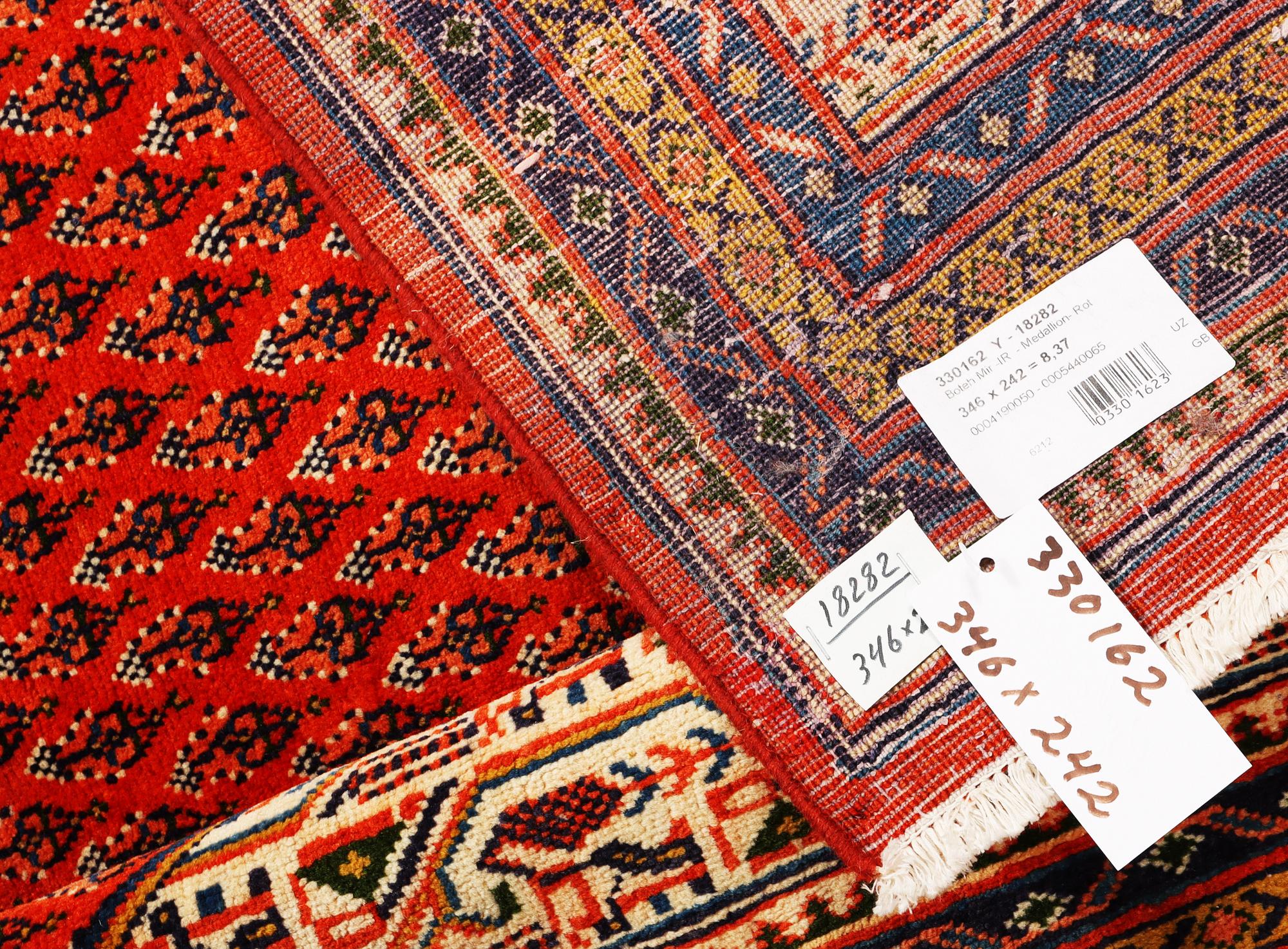 A Boteh Mir carpet, c. 346 x 242 cm.