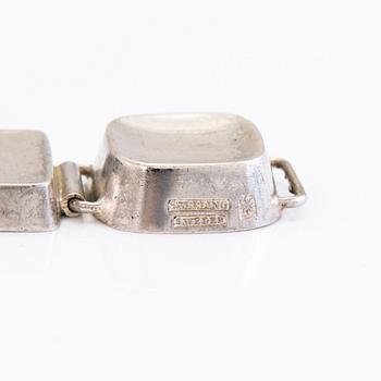 A silver Stigbert bracelet, Stockholm 1955.