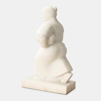 Adam Fischer, sculpture. Signed, marble.