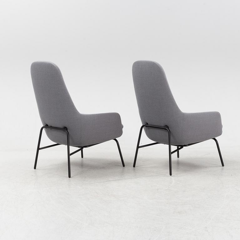 Simon Legald, fåtöljer, ett par, 'Era Lounge Chair High', Normann Copenhagen. Modellen formgiven 2014.