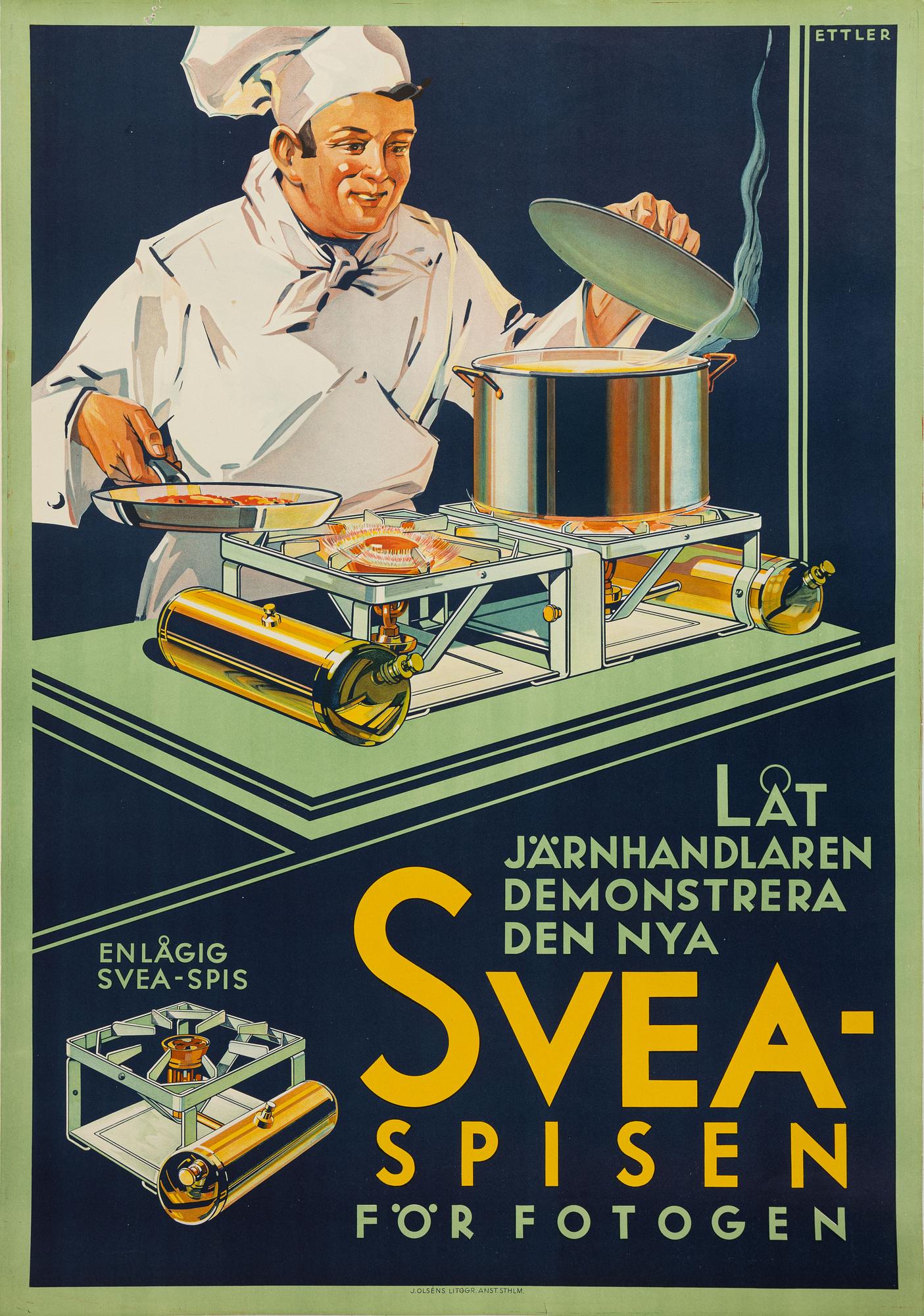 Max Ettler, "Sveaspisen för fotogen".