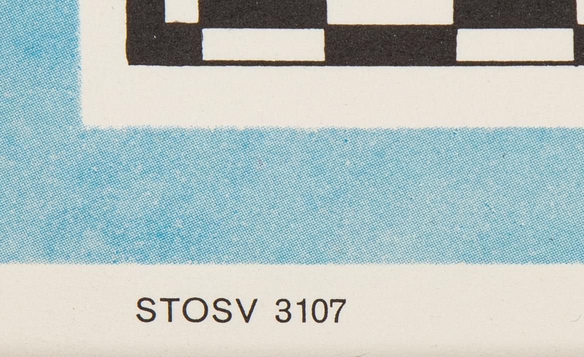 A Scandinavian Airlines System vintage commercial poster from 1961.