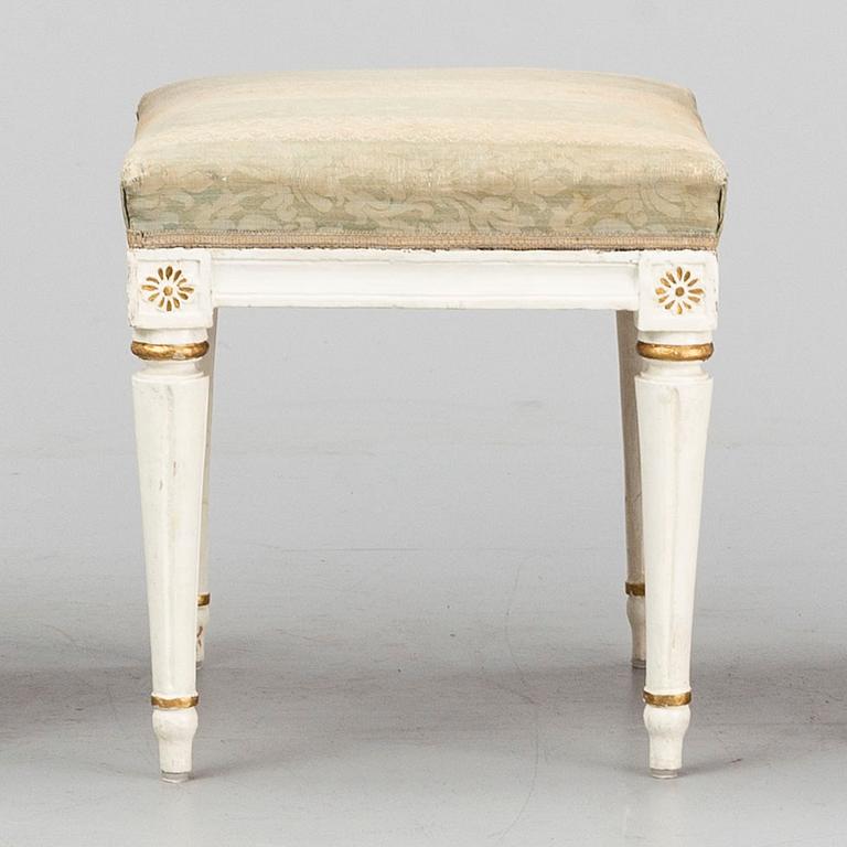 TABURETT, gustaviansk, 1700-talets slut.