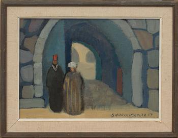 BRITA NORDENCREUTZ, olja på duk. Signerad och daterad -57.